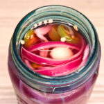 jar of spicy pickled onions